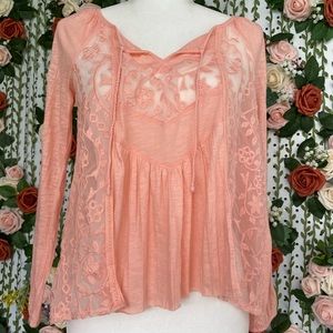 American Eagle Embroidered Blouse